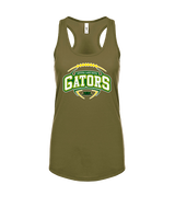 Crystal Lake South HS Football Toss - Womens Tank Top