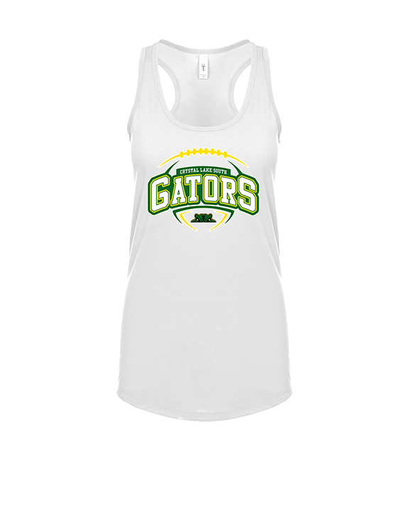 Crystal Lake South HS Football Toss - Womens Tank Top