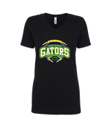 Crystal Lake South HS Football Toss - Womens Vneck