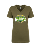 Crystal Lake South HS Football Toss - Womens Vneck
