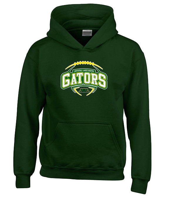 Crystal Lake South HS Football Toss - Youth Hoodie