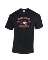 Desert Heights Preparatory HS Football Curve - Cotton T-Shirt