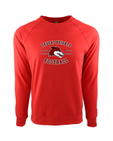Desert Heights Preparatory HS Football Curve - Crewneck Sweatshirt