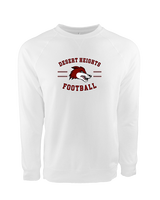 Desert Heights Preparatory HS Football Curve - Crewneck Sweatshirt