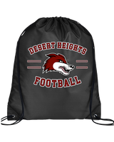 Desert Heights Preparatory HS Football Curve - Drawstring Bag