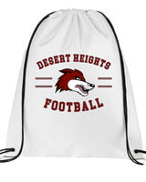 Desert Heights Preparatory HS Football Curve - Drawstring Bag