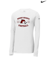 Desert Heights Preparatory HS Football Curve - Mens Nike Longsleeve