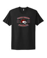 Desert Heights Preparatory HS Football Curve - Mens Select Cotton T-Shirt
