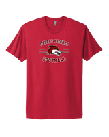 Desert Heights Preparatory HS Football Curve - Mens Select Cotton T-Shirt