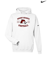 Desert Heights Preparatory HS Football Curve - Nike Club Fleece Hoodie