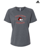 Desert Heights Preparatory HS Football Curve - Womens Adidas Performance Shirt