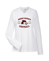 Desert Heights Preparatory HS Football Curve - Womens Performance Longsleeve
