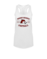 Desert Heights Preparatory HS Football Curve - Womens Tank Top