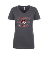 Desert Heights Preparatory HS Football Curve - Womens Vneck