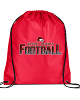 Desert Heights Preparatory HS Football Splatter - Drawstring Bag