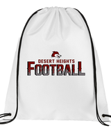 Desert Heights Preparatory HS Football Splatter - Drawstring Bag