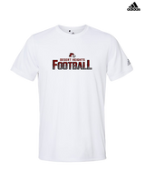 Desert Heights Preparatory HS Football Splatter - Mens Adidas Performance Shirt