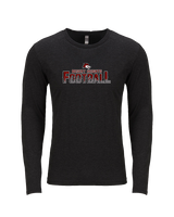 Desert Heights Preparatory HS Football Splatter - Tri-Blend Long Sleeve