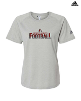 Desert Heights Preparatory HS Football Splatter - Womens Adidas Performance Shirt