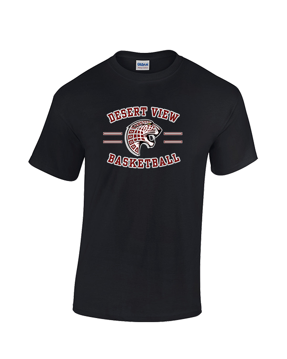 Desert View HS Boys Basketball Curve - Cotton T-Shirt