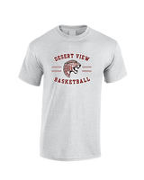 Desert View HS Boys Basketball Curve - Cotton T-Shirt
