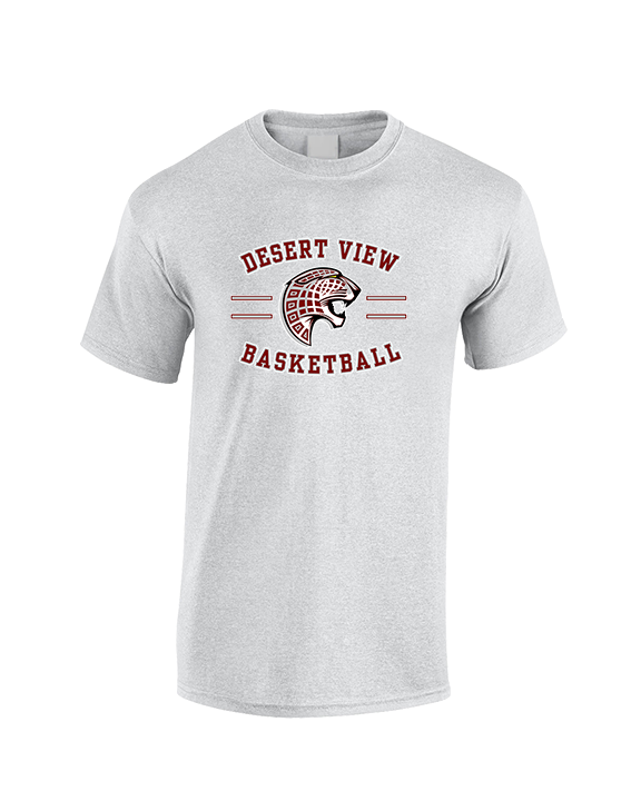 Desert View HS Boys Basketball Curve - Cotton T-Shirt