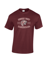 Desert View HS Boys Basketball Curve - Cotton T-Shirt