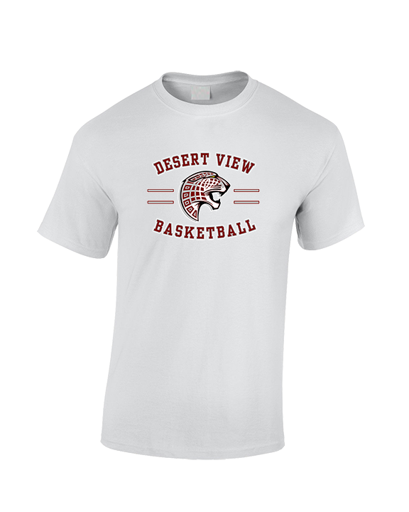 Desert View HS Boys Basketball Curve - Cotton T-Shirt