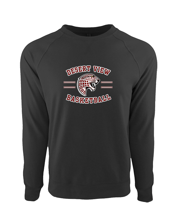 Desert View HS Boys Basketball Curve - Crewneck Sweatshirt