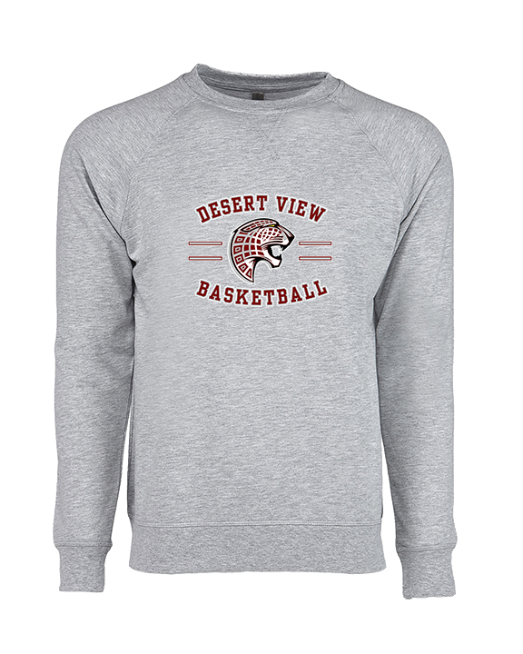 Desert View HS Boys Basketball Curve - Crewneck Sweatshirt