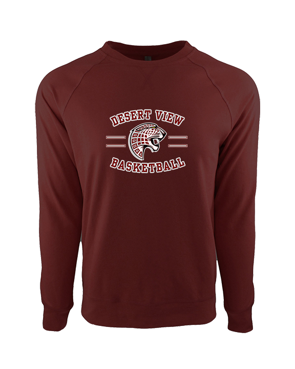 Desert View HS Boys Basketball Curve - Crewneck Sweatshirt