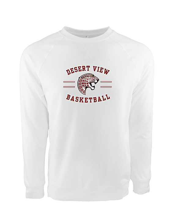 Desert View HS Boys Basketball Curve - Crewneck Sweatshirt