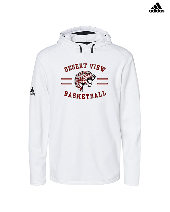 Desert View HS Boys Basketball Curve - Mens Adidas Hoodie