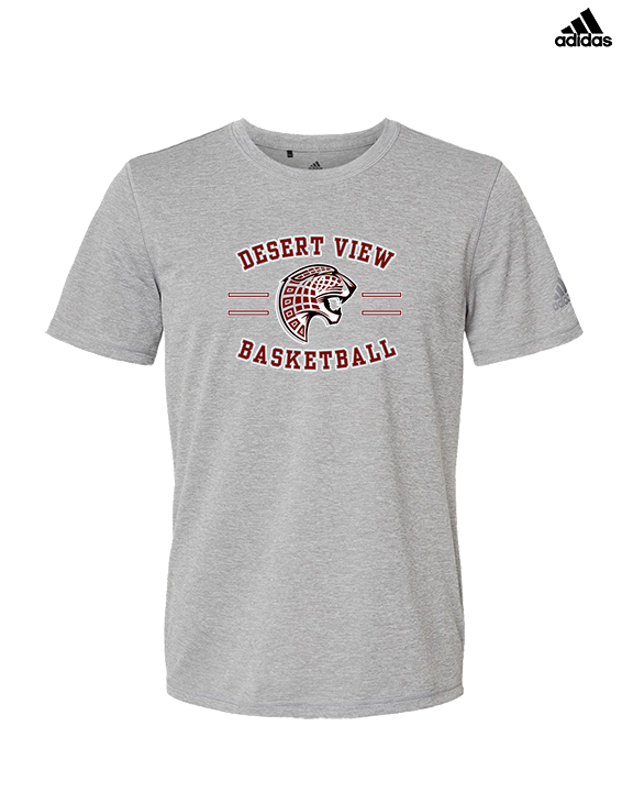 Desert View HS Boys Basketball Curve - Mens Adidas Performance Shirt