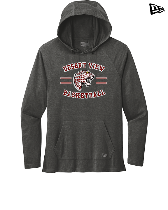 Desert View HS Boys Basketball Curve - New Era Tri-Blend Hoodie