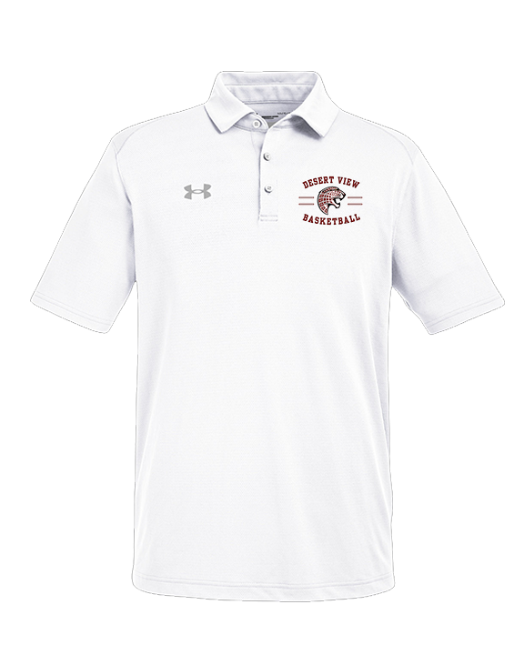 Desert View HS Boys Basketball Curve - Under Armour Mens Tech Polo