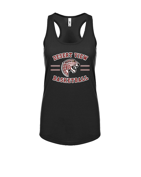 Desert View HS Boys Basketball Curve - Womens Tank Top