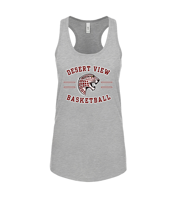 Desert View HS Boys Basketball Curve - Womens Tank Top