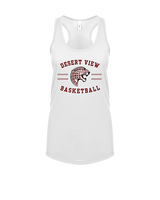 Desert View HS Boys Basketball Curve - Womens Tank Top