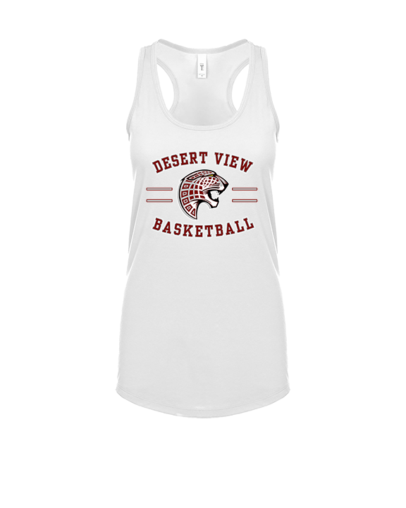 Desert View HS Boys Basketball Curve - Womens Tank Top