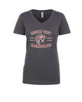 Desert View HS Boys Basketball Curve - Womens Vneck