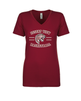 Desert View HS Boys Basketball Curve - Womens Vneck