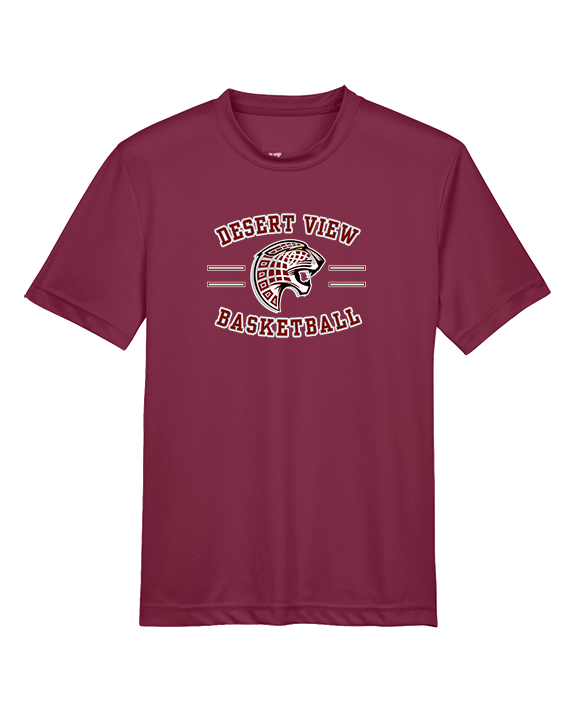 Desert View HS Boys Basketball Curve - Youth Performance Shirt