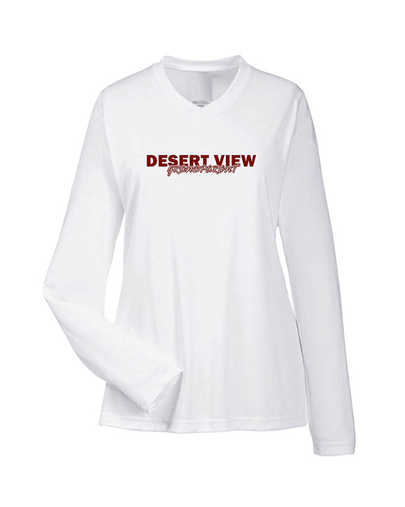 Desert View HS Boys Basketball Grandparent - Womens Performance Longsleeve