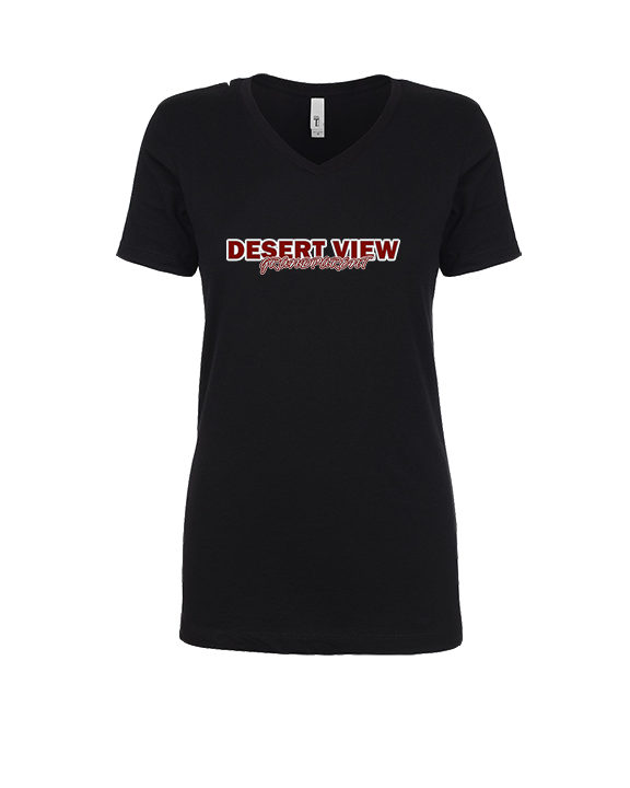 Desert View HS Boys Basketball Grandparent - Womens Vneck