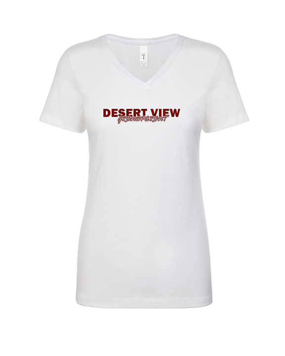 Desert View HS Boys Basketball Grandparent - Womens Vneck