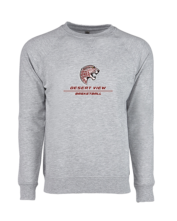 Desert View HS Boys Basketball Split - Crewneck Sweatshirt