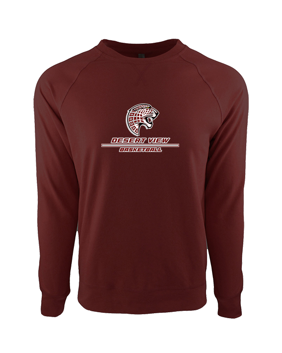 Desert View HS Boys Basketball Split - Crewneck Sweatshirt