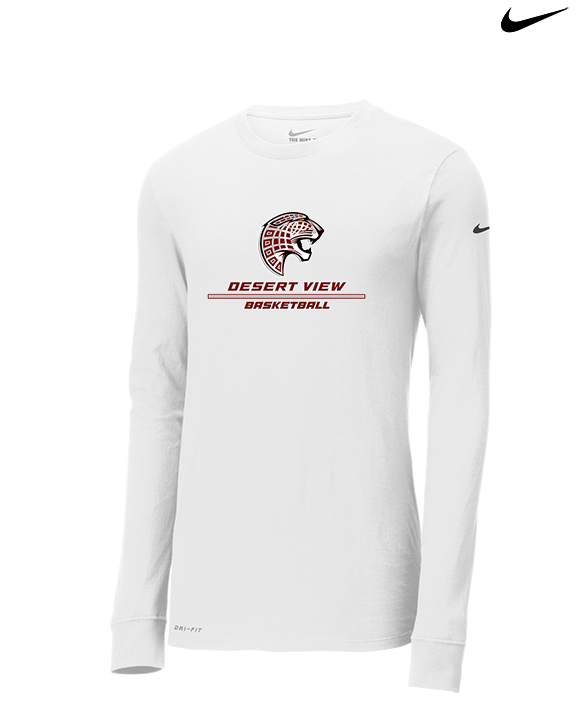 Desert View HS Boys Basketball Split - Mens Nike Longsleeve