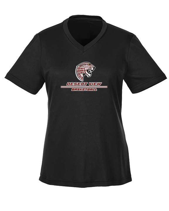 Desert View HS Boys Basketball Split - Womens Performance Shirt